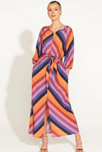 Load image into Gallery viewer, Sunset Dream Tie Waist Midi Dress
