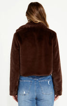 Load image into Gallery viewer, Xanthe Cropped Faux Fur Jacket
