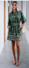 Load image into Gallery viewer, Cairo Embroidered Shirt Dress
