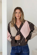 Load image into Gallery viewer, Argyle Cardi
