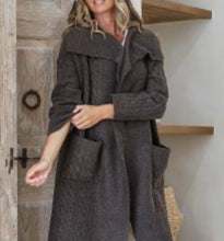 Load image into Gallery viewer, Luxe Shawl Collar Coatigan
