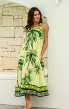 Load image into Gallery viewer, Gitano Palm Border Dress
