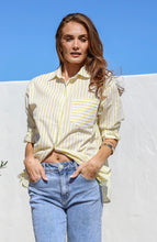 Load image into Gallery viewer, Lemon Sorbet Stripe Shirt
