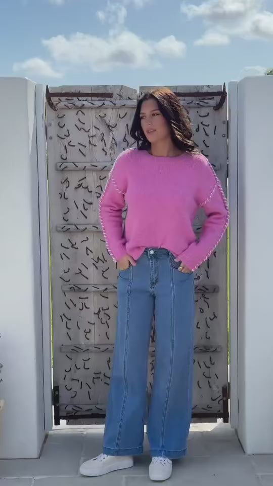 Miley Blanket Stitch Knit
